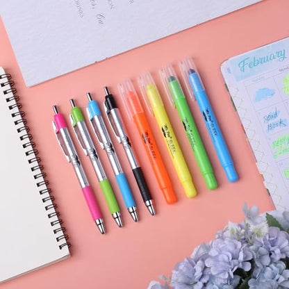 Mr. Pen- Bible Highlighters and Pens No Bleed, 8 Pack | Colorful Ink Pens 0.7mm for Highlighting, Bullet Journaling, Note-Taking, Summarizing, Bible Study, Planning