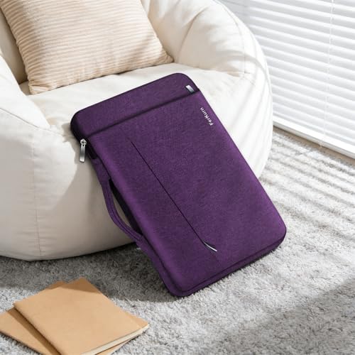 Ferkurn Laptop Case Sleeve for Men Women Chromebook Case Compatible with MacBook Air/Pro Lenovo Surface HP Dell ASUS Acer, 15.6 inch, Purple - color: Purple, size: 15.6 inch