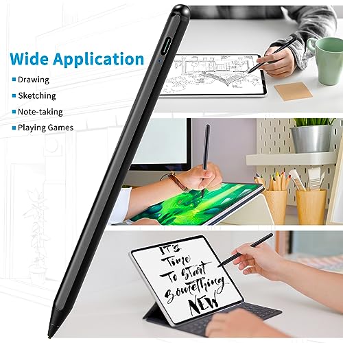 Stylus Pen for Samsung A7/A8/A9/A11+ Tablet Pencil,Good for Drawing and Writing Sketch Pencil for A7/A8/A9/A11+ Tablet Pen Stylus,Black - color: Black