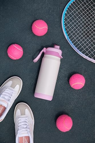 ZULU Powerfill Pro 18oz Kids Stainless Steel Water Bottle with Quick Fill Lid, Triple Wall Vacuum Insulated, Leak Proof Locking Lid, Sip & Chug, Reusable, BPA Free, Dishwasher Safe, Ivory Blush - color: Ivory Blush
