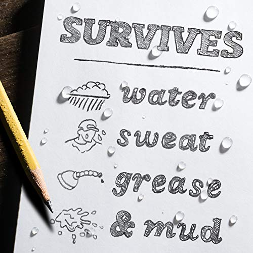 Rite In The Rain Weatherproof Side Spiral Notebook, 8.5" x 11", Yellow Cover, Commerical Pool & Spa Maintenance Log (No. 425-MX)