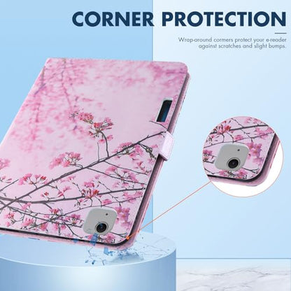 Dteck for iPad Air 13-inch, Premium PU Leather Folio Stand Cover with Pencil Holder Auto Wake/Sleep Protective Case, Pink Cherry - color: 01 Pink Cherry