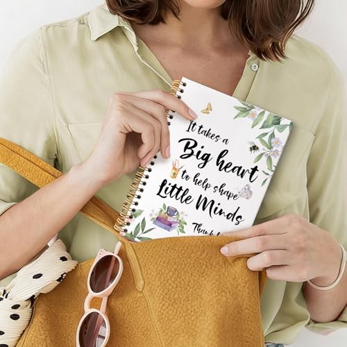 Teacher Appreciation Gifts Spiral Notebook Journal, End of Year Teacher Graduation Gifts for Teachers Journal for Notes Planning, Maestra for Notes Taking, 5.5 X 8.3 Inch - color: Thank you02