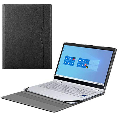 Fintie Sleeve Case Cover for 13.3" Samsung Galaxy Book Flex Alpha 13 NP730QCJ/Flex2 Alpha NP730QDA/Chromebook 2 XE530QDA/Book S/Ion 13 NP930XCJ, Black