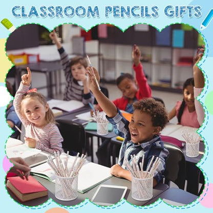 Tenceur 24 Set/48 Pcs Back to School 1st Graders Pencils and Cards Set, First Grade Motivational Wooden Pencil with Erasers, Composition Book Greeting Note for Student Classroom Reward Gift - style: 1st Graders