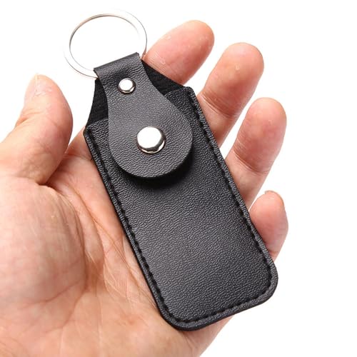 4PCS Flash Drive Case, Leather Storage Cases, Leather Cover for Flash Drive Holder Case and Easy Storage (Style 1) - color: black