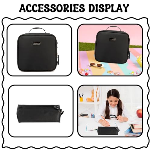 Meetbelify Rolling Backpack for Girls Boys Backpacks with Wheels Kids Carry on Luggage for Girls Boys - color: Girl Black