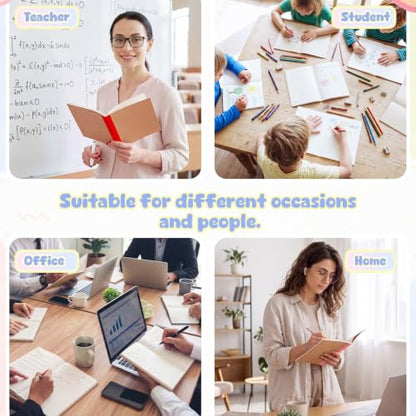 Handepo 100 Pack A5 Composition Notebooks Bulk 5"x8" Lined Kraft Soft Cover Journals, 60 Pages Bulk School Supplies for Students Classroom Office - color: Classic, size: A5