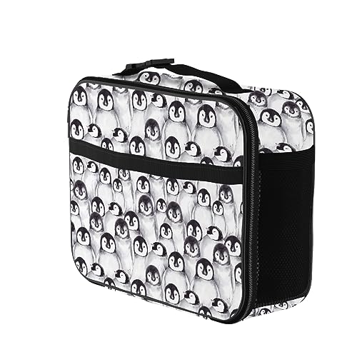 Penguin Lunch Bag Reusable Insulated Lunch Box Keep Food Cooler Thermal Lunch Tote for Women Men - color: Penguin