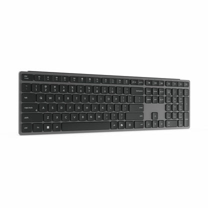 Lenovo 700 Modern Wireless Keyboard, 2.4 GHz Dongle & Dual Bluetooth Connection, AES-128 Encryption, 36 Month Battery Life, Luna Grey - size: Keyboard