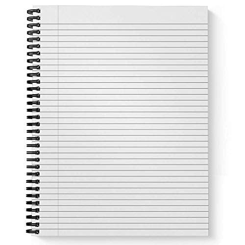 Gotcha Covered Notebooks Softcover Faith Moves Mountains 8.5" x 11" Religious Spiral Notebook/Journal, 120 College Ruled Pages, Durable Gloss Laminated Cover, Black Wire-o Spiral. Made in the USA - color: Faith Moves Mountains