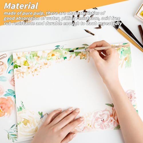 150 Sheets Watercolor Paper Bulk,White Water Color Paper for Painter Students Adults Artists Drawing-65LB/180GSM Art Paper-8.5 x 11 inch Painting & Craft Papers, Finger Paints, Watercolor, Tempera - style: 8.5x11in-65LB/180GSM