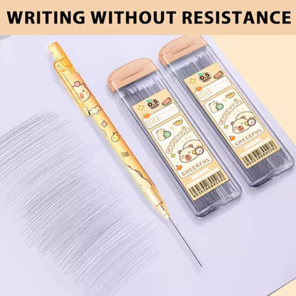 6Pcs Cute Cartoon Capybara Erasable Retractable Pens-Erasable Gel Ink Pens,0.5mm Fine Point Blue Ink,6Pcs 0.5mm Cute Capybara Mechanical Pencils,Lead Refills,Erasers,for Office Supplies Women Men - style: capybara