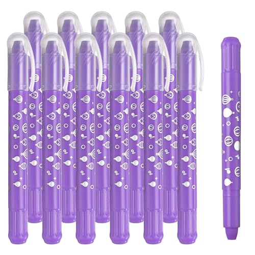 PATIKIL Watercolor Gel Crayon, 12Pcs Washable Twist Coloring Crayons Bulk Blendable for Coloring, Drawing, Painting, Light Purple Crayon - color: Light Purple