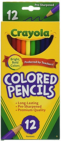 Crayola 68-4012 Colored Pencils, 12-Count, pack of 3, Assorted Colors - size: 12 Count (Pack of 3)