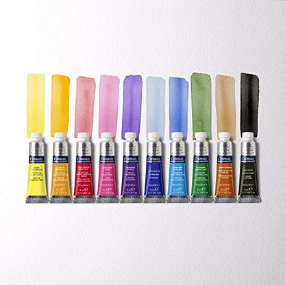 Winsor & Newton Cotman Watercolor Paint Set, 10 Colors, 5ml (0.17-oz) Tubes - style: 10 Tube Set 5ml