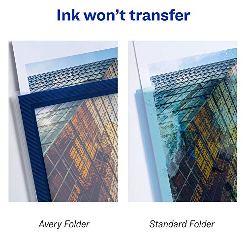 Avery Flexi-View 6 Pocket Organizer, Holds up to 150 Sheets, 1 Blue Organizer (47696) - style: 1 Pack
