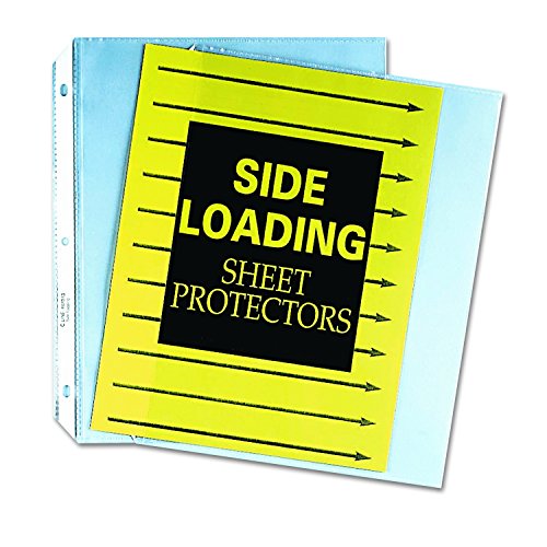 C-Line Side Loading Polypropylene Sheet Protectors, Clear, 2", 11 x 8.5, 50/Box (Pack of 10) - size: 11 X 8 1/2 (Pack of 10)