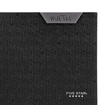 Five Star 2-Pocket Folder, Plastic Folder with Stay-Put Tabs and Prong Fasteners, Holds 8-1/2" x 11" Paper, Black (72113) (Pack of 2) - color: Black, size: 1 Count (Pack of 2)