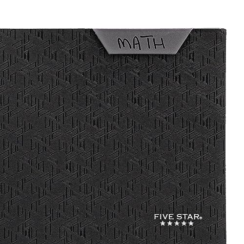Five Star 2-Pocket Folder, Plastic Folder with Stay-Put Tabs and Prong Fasteners, Holds 8-1/2" x 11" Paper, Black (72113) (Pack of 2) - color: Black, size: 1 Count (Pack of 2)