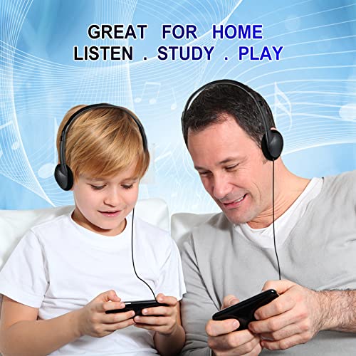 CN-Outlet Wholesale Kids Headphones in Bulk 25 Pack for School Classroom Students Children and Adults - Black - color: Black, size: 25 PACK