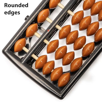 Yellow Mountain Imports Soroban Abacus - 13 Column, 9.7-Inch Professional Japanese Calculator for Mental Math and Montessori Learning - size: 9.7 inch