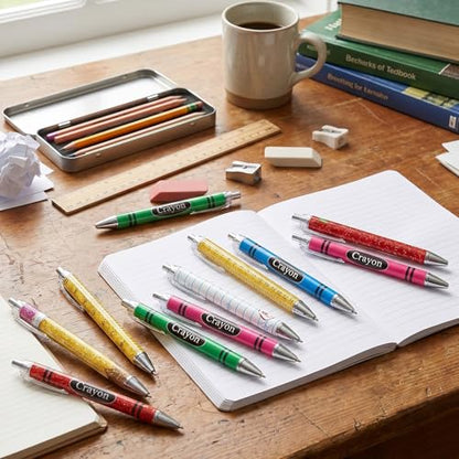 Teachers Ballpoint Pens Set - 24 Pcs Teacher Appreciation Gifts Back to School Retractable Writing Ball Point Pen Thank You Gift Favors for Classroom Student Coworker Office Party Supplies - style: First Day of School