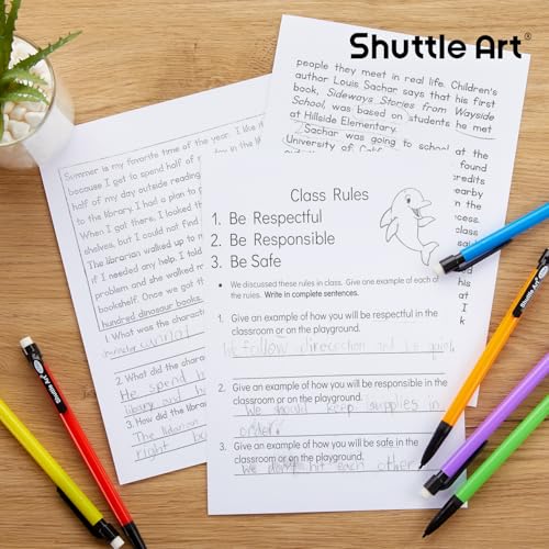 Shuttle Art Mechanical Pencils, 162 Pack Bulk Mechanical Pencils 0.7mm Medium Point, HB #2 Lead Pencils, Assorted Barrels, Office School Supplies