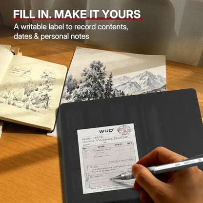 WUO 0.5mm Mechanical Pencil Set, 3 Silver Metal Drafting Pencils with 480 HB Lead Refills, Precision Eraser Pen, 4B Erasers & Case, Mechanical Pencils for Writing, Drawing, Sketching & School - color: Silver, size: 0.5