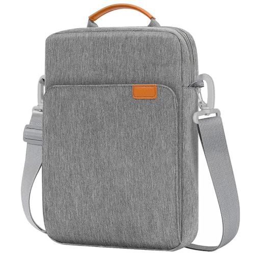 KIZUNA Tablet Sleeve Case 10 Inch Shoulder Bag for 11" iPad Pro M4 M2/11 10.5" 10.9" iPad Air M2/ 10.9" iPad 10 9 8/10" Surface Go 3/ Samsung Galaxy Tab A8/10.5" Galaxy Tab S6,Grey - color: Grey, size: 9.7-10.5 Inch / 10.5" 11" iPad Pro