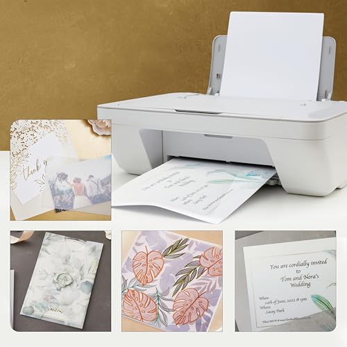 Translucent Vellum Sheets - 100 Sheets, 12 x 12 in, White - 93gsm/63lb Tracing Paper for Drawing & Invitation Paper - Transparent Craft Overlays - size: 12 x 12 inches