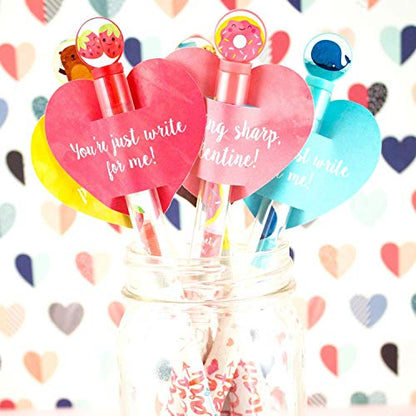Sweetheart Smencils Cylinder - HB #2 Scented Pencils, 50 Count, Gifts for Kids - color: Sweetheart