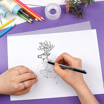 WeLiu Vellum Paper 8.5 x 11 Translucent Printable 65 Sheets for Tracing 50LBS/73GSM