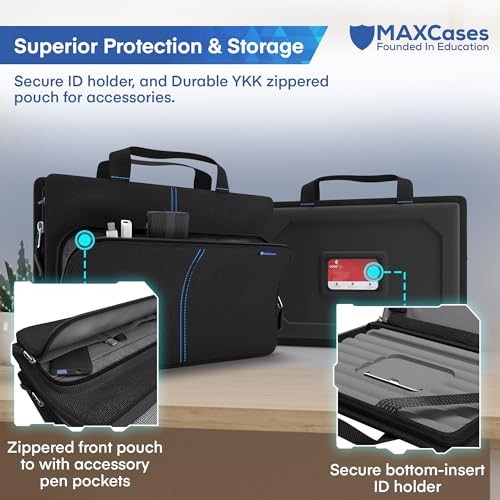 MAXCases Explorer Protective Case for 14 Inch Laptop & Chromebook with Pocket, Molded Interior - Rugged, Custom-Fit Cases for 14 Inch Laptop & Chromebook - Shockproof & Durable Cover, Bag - size: 14 Inch, style: Explorer 5