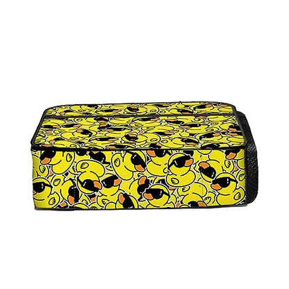 Duck Lunch Bag Reusable Insulated Lunch Box Keep Food Cooler Thermal Lunch Tote for Women Men - color: Duck