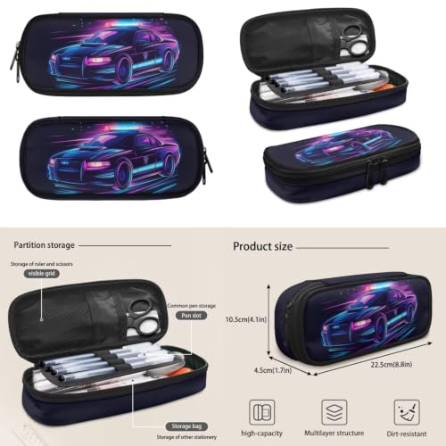 Cool Race Car Backpack for Boys Girls 4-18 Kids Backpack with Lunch Box and Aesthetic Pencil Case 4 in 1 Set Bookbag for Elementary Kindergarten Large Capacity School Bag with Compartments - color: Cool Race Car