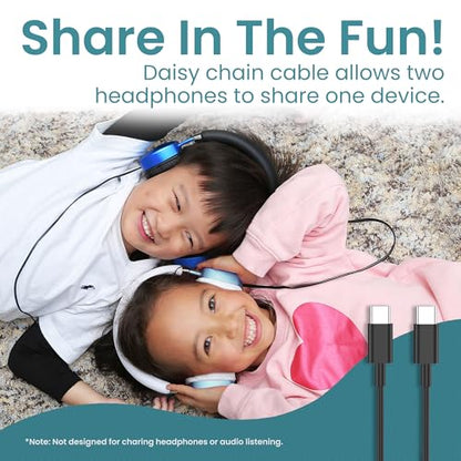 Puro Sound Labs Noise Cancelling Headphones for Kids - 85 dB Volume Limit, Built in Mic, 35-Hour Battery, Lightweight On Ear Design & Comfy Fit, Bluetooth Headphones for Kids – PuroQuiet Plus, Teal - color: Teal
