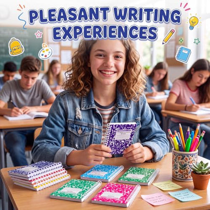 Fainne 50 Pack Mini Spiral Composition Notebooks Bulk 3.4 x 4.5 Inch Pocket Memo Pads Multicolor Marble Small Spiral Pads 80 Pages Journal Notebook for School Classroom Students College Gifts