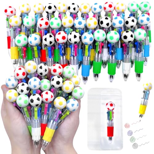 TOEMUR 100 PCS Multicolor Pen Set – 50 Cute Pens Bulk with 50 Pen Bags, Fun Pens for Party Favors, Christmas, Birthday, Kawaii Stationery for Student Prizes, Gifts Bulk for Friends (Basketball-2) - color: Basketball-2, size: 50