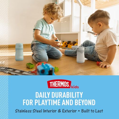 Thermos Baby 10 oz. Stainless Steel Bottle with pop-up straw, Cars - color: Cars, size: 10 Ounces