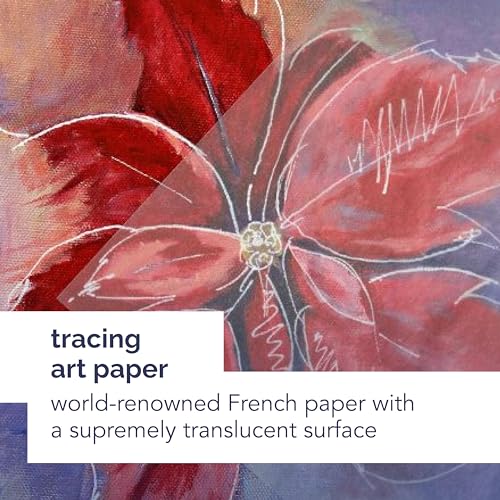 Canson Tracing Paper Pad, 9" x 12", Top Bound, 30 lb. (50gsm), 50 Sheets/Pad - size: 9x12 inch