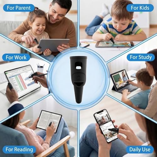 2Pcs Finger Stylus Pen for Touchscreen - High Precision Sensitivity Silicone, Capacitive Stylus Suitable for iPad/iPhone/Android Phones Tablets All Touch Screens Adults