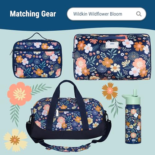 Wildkin 12 Inch Toddler Backpack for Kids, Floral Bloom | Ages 3-7, lightweight toddler backpack for daycare, preschool, and travel - color: Wildflower Bloom
