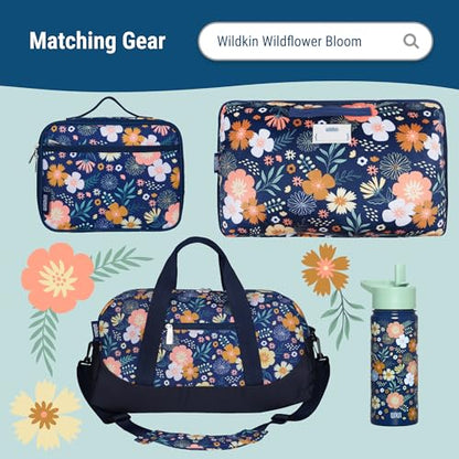 Wildkin 12 Inch Toddler Backpack for Kids, Floral Bloom | Ages 3-7, lightweight toddler backpack for daycare, preschool, and travel - color: Wildflower Bloom