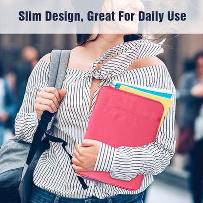 TiMOVO 9-11" Tablet Sleeve Bag, Rose Pink | Fit iPad 11" A16 2025 / 10.9"/10.2" / Air 11" 5/4 Gen / Galaxy Tab A9+/A11Plus 11", Fit Smart Keyboard - color: Rose Pink, size: 9-11 Inch