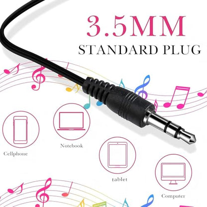 Kanayu 100 Pack Wired Earbuds Bulk for Classroom Ear Headphones Wired Basic Student Earbuds No Microphone with 3.5MM Jack for Class Laptop School Library, Individually Bagged (Pink) - color: Pink