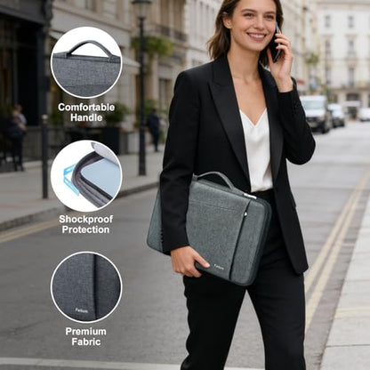 Ferkurn Laptop Case Sleeve for Men Women Chromebook Case Compatible with MacBook Air/Pro Lenovo Surface HP Dell ASUS Acer, 14 inch, Gray - color: Gray, size: 14 inch