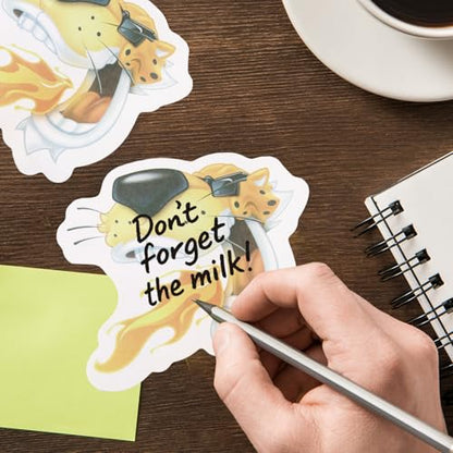 Cheetos Cute Sticky Sticky Notes Pad Sticky Notes for School and College, Fun Desk - color: Cheetos, size: STICKY NOTEPAD