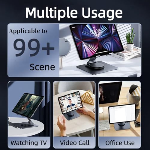 Drawing Tablet Stand - 360Adjustable Holder for 4-17.3"Inch Tablets & iPads Pro/Air