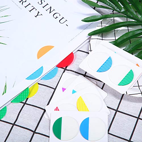 File Index Tabs Sticky Writable Flags for Labeling and Organizing Documents, Papers, Filing, Book, Folder (Style 6, 480 Pieces)